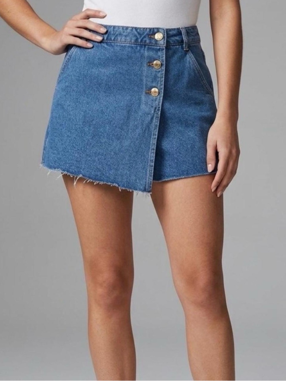 Zara Denim Mini Skirt - Medium